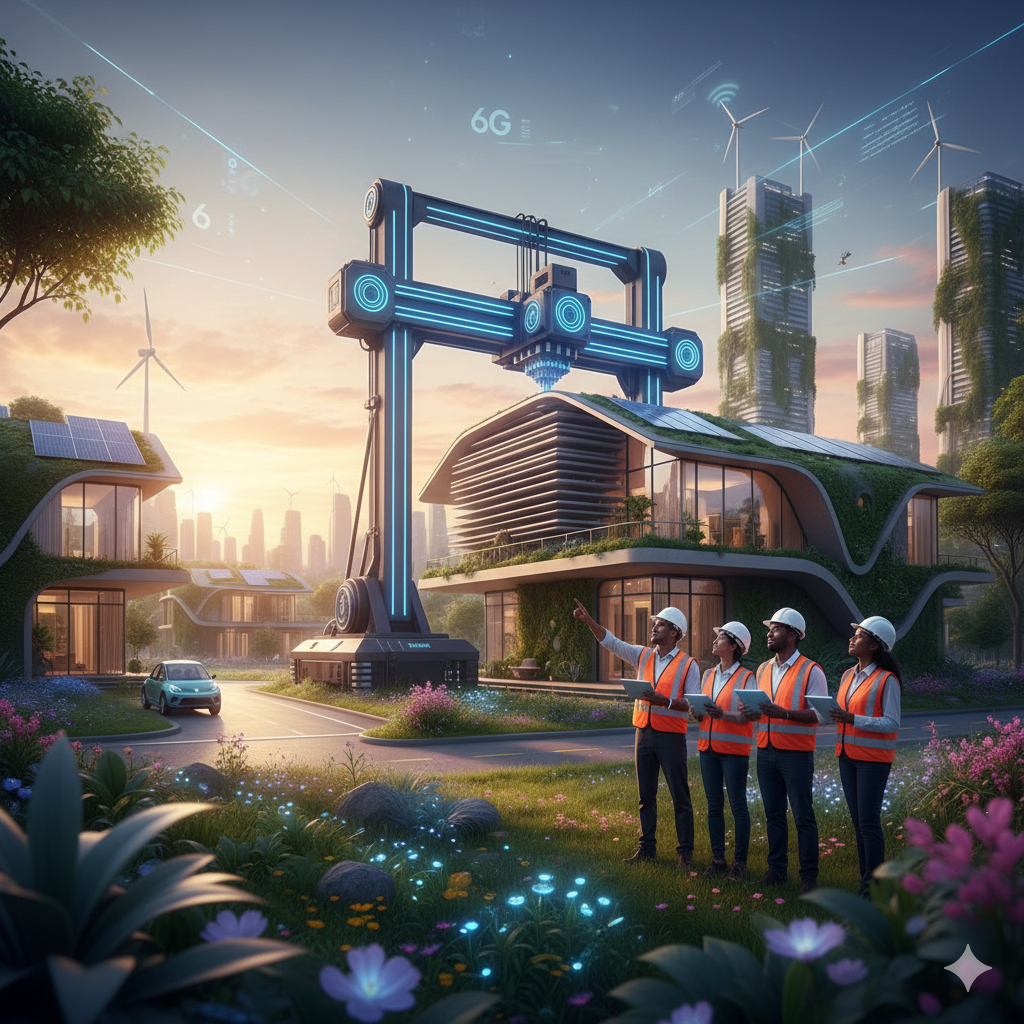 لم تعد الطباعة ثلاثية الأبعاد مجرد تقنية لتصنيع نماذج صغيرة أو قطع بلاستيكية. في عام 2026، أصبحت هذه التكنولوجيا هي الثورة الصامتة التي تعيد تعريف مفهوم البناء ذاته، مقدمة حلولاً جذرية لمشاكل الإسكان، التكلفة، والوقت. تخيل بناء منزل كامل في أقل من يوم واحد، وبمواد صديقة للبيئة. هذا ليس خيالاً علمياً، بل واقع نعيشه الآن.